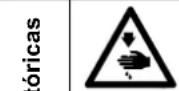 JUKI MF3620 - (II) Explicación de indicaciones de advertencia y etiquetas de advertencia pictóricas - 1
