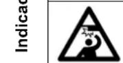 JUKI MF3620 - (II) Explicación de indicaciones de advertencia y etiquetas de advertencia pictóricas - 5
