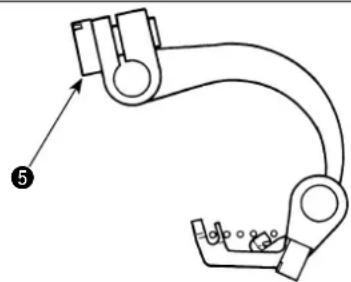 JUKI MF3620 - ■ Covering thread hook - 2