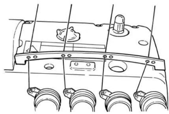 JUKI MO6700S - 系の通し方/ Threading the machine / Einfädeln der maschine / Enfilage de la machine / Modo de enhebrar la maquina / Diagramma di infilatura / 穿線方法 - 7