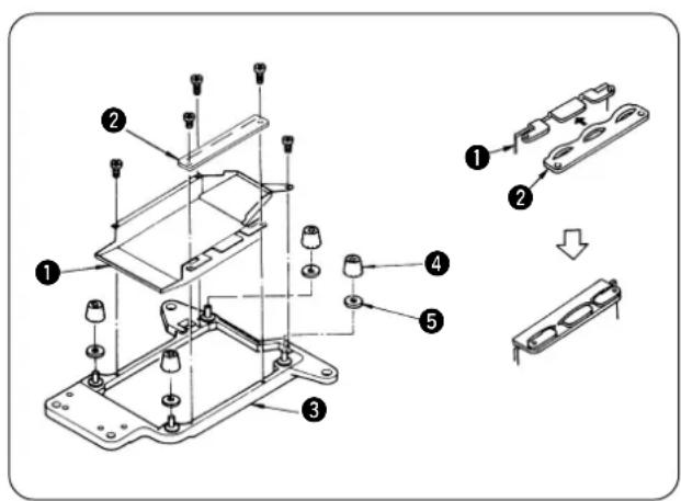 JUKI MO6700S - Ⅱ. 据之付り/INSTALLATION/TECHNISCHE DATEN/INSTALLATION/INSTALLACION/INSTALLAZIONE/安装 - 1