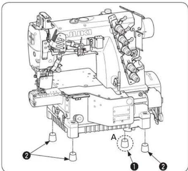 JUKI MF7200D - AnbringendesGummidampfers - 1