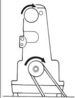 JUKI MF7200D - Installing the motor - 2