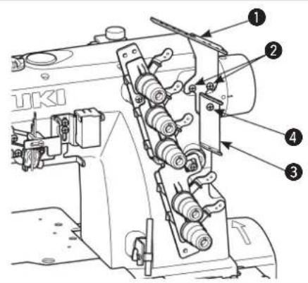 JUKI MF7200D - Installing the thread guide - 1