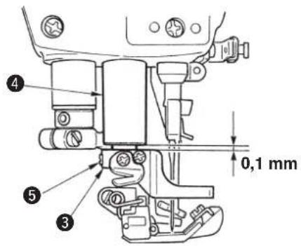 JUKI MF7200D - Ajuste de la elevación del pie prensatelas - 3