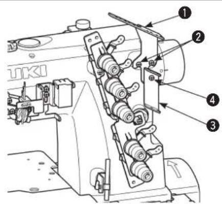 JUKI MF7200D - Instalación de guíahilos - 1