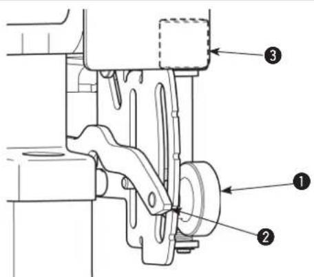 JUKI MF7200D - Einstellen des Differentialtransportverhältnisses - 1