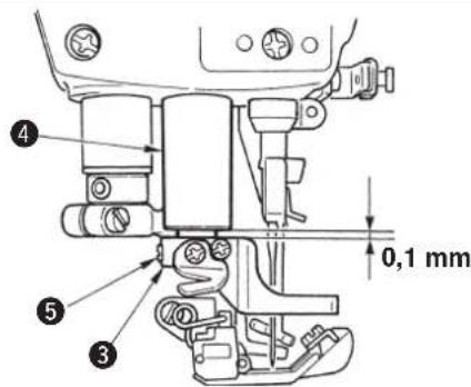 JUKI MF7200D - Réglage de la hauteur de releverage du pied presseur - 3