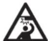 JUKI MO6700DA - Explication des pictogrammes et étiquettes d'avertissement - 5
