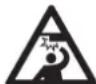 JUKI MO6700DA - (Ⅱ) Spiegazione delle icone di avvertimento e delle etichette di indicazione - 5