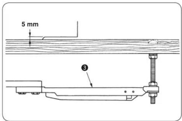 5 mm ③