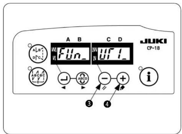 JUKI LB6 - Impostazione della funzione di rientro della catenella - 5