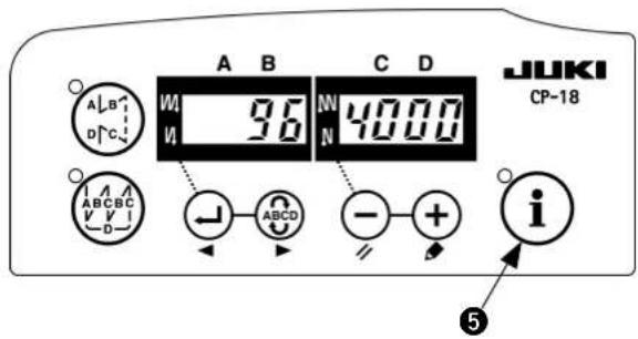 JUKI LB6 - Selecting the machine head type - 4