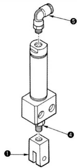 JUKI LB6 - Modelo de instalar el cilindro elevador del cilindro - 1