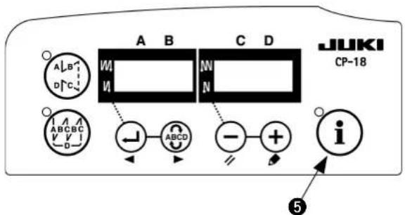JUKI LB6 - Selecting the machine head type - 3