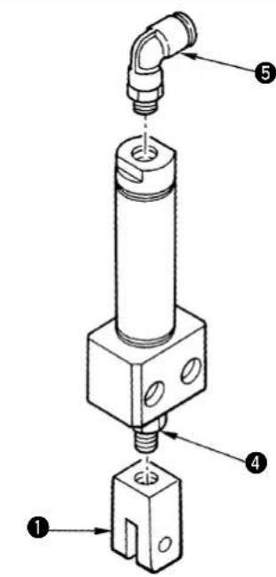 JUKI LB6 - Installing the presser lifting cylinder - 1