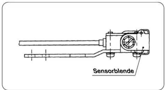 JUKI LB6 - Umschaltung von Kettelfaden-Einrollen und Übersteppen (Sensorblende) - 2