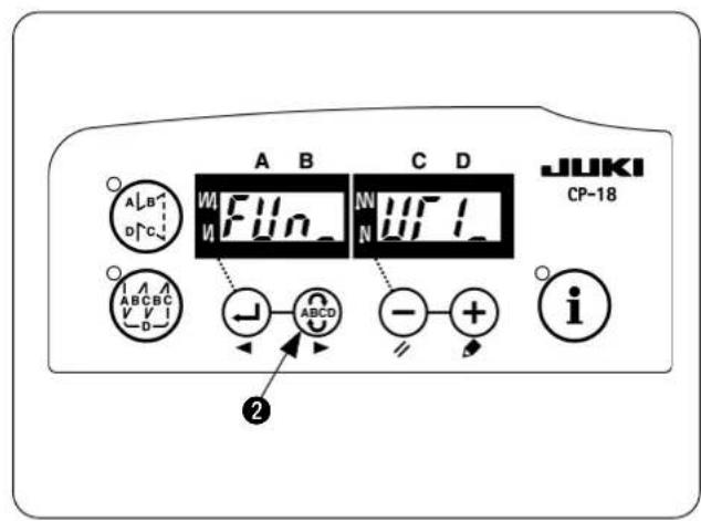JUKI LB6 - Cambio a modalidad de lijacion de referencia. [Cambio a la modalidad de service] - 10