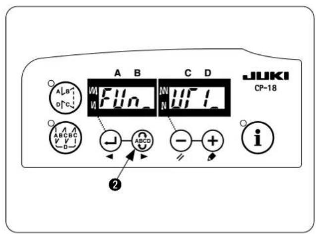 JUKI LB6 - Changeover to the function setting mode [Changeover to the service mode] - 10