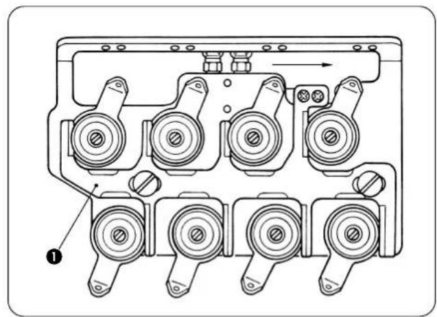 JUKI LB6 - Connecting the air source - 2