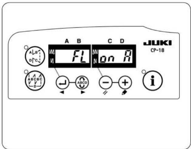 JUKI LB6 - Paramétrage de la fonction de releveur automatique - 2