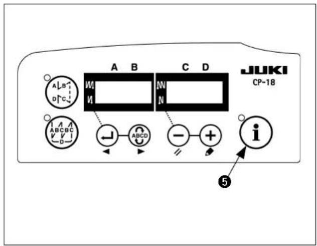 JUKI LB6 - Kullanici modu degişirme yontemi - 1