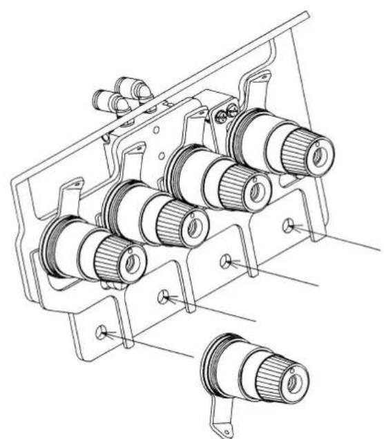 JUKI LB6 - Installing the thread tension total asm. (thread release unit) - 2