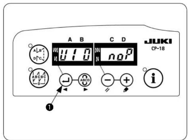 JUKI LB6 - Cambio a modalidad de lijacion de referencia. [Cambio a la modalidad de service] - 5