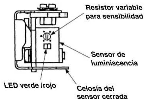 JUKI LB6 - Modo deaabstar la sensibilitad del sensor de luminiscencia - 2