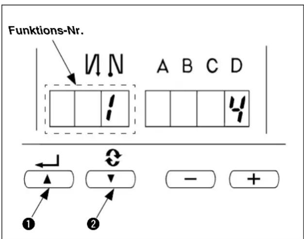 JUKI LB6 - Änderungsverfahren unter dem Benutzermodus - 3