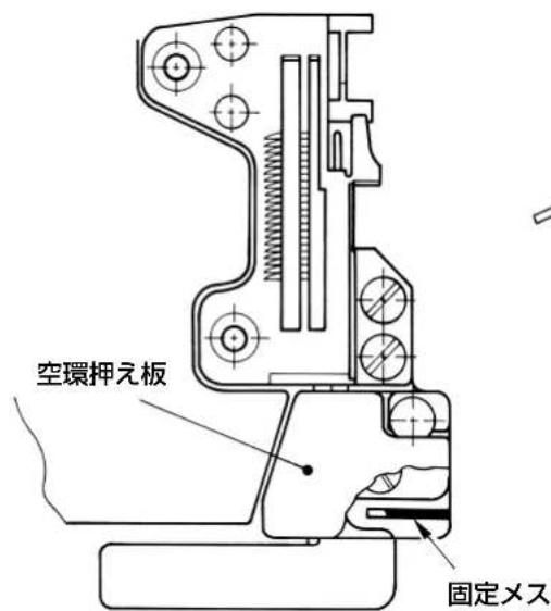 JUKI LB6 - 固定×の交换 - 2