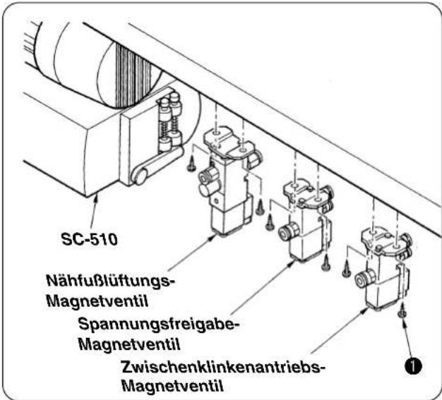 JUKI LB6 - Nähfußlüftungs-Magnetventil - 3