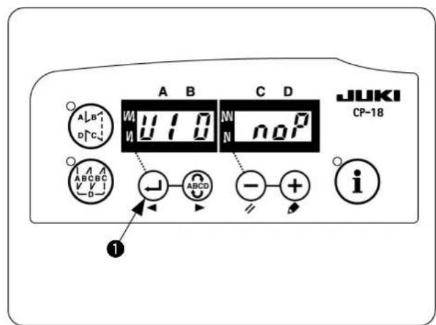 JUKI LB6 - Changeover to the function setting mode [Changeover to the service mode] - 5