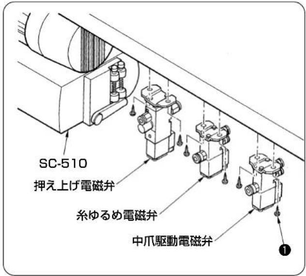 JUKI LB6 - 中爪驅動電磁弁 - 1