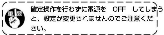 JUKI LB6 - 機能設定王一卜の切換元 - 6