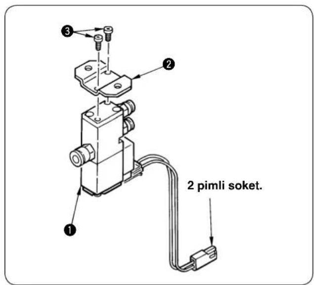 JUKI LB6 - Baski ayagl kaldirma solenoid valfi - 2