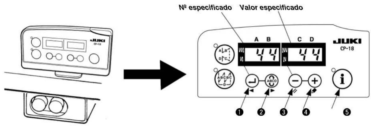 JUKI LB6 - (1)Seleccion del tipo de cuestion de laquina. - 1