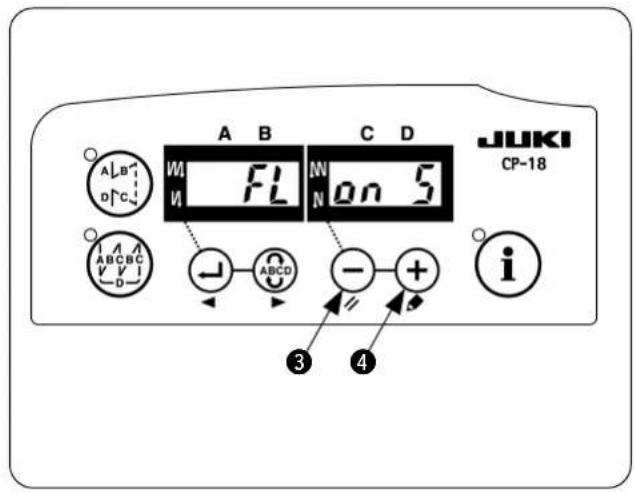 JUKI LB6 - Setting of the auto-lifter function - 1