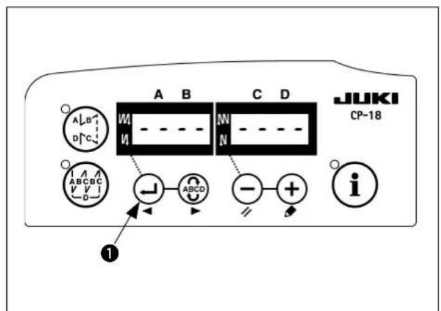 JUKI LB6 - Procedure di cambiamento nelle modalità operativi normale - 4