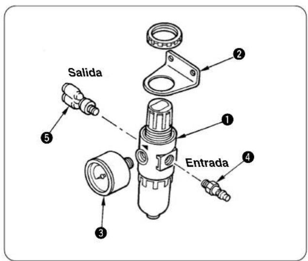 JUKI LB6 - Modelo de instalar el regulador de aire - 2