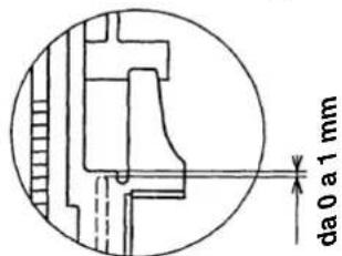 JUKI LB6 - Regolazione della posizione di ritiro del chiavistello intermediio - 1