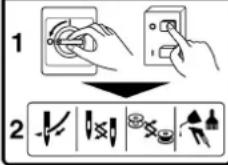 JUKI DLM5200N - (II) Explanation of pictorial warning indications and warning labels - 18