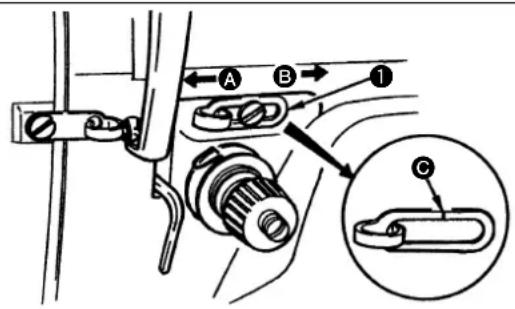 JUKI DLM5200N - RESORTE RECOGEDOR DEL HILO - 2