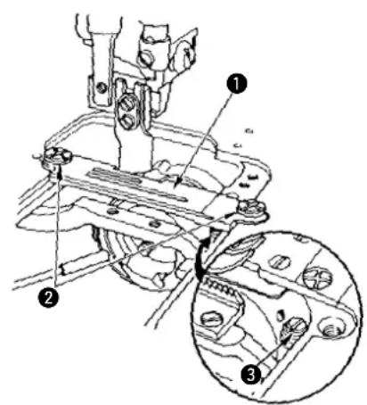 JUKI DLM5200N - AUSWECHSELN DES GEGENMESSERS (DLM-5400N-7) - 2