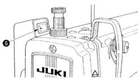 JUKI DLM5200N - Conexión del retirahilos con el prensatelas - 1