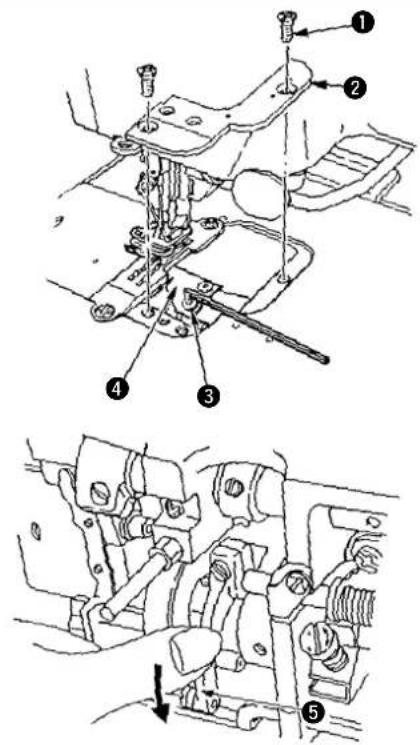 JUKI DLM5200N - REPLACING THE MOVING KNIFE (DLM-5400N-7) - 1