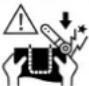 JUKI DLM5200N - (II) Explanation of pictorial warning indications and warning labels - 6
