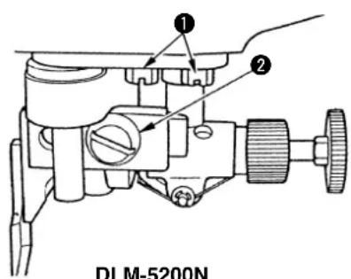 JUKI DLM5200N - Changing the cutting width (DLM-5200N) - 1