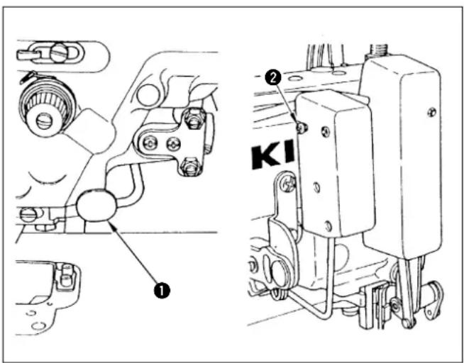 JUKI DLM5200N - Height of the switch lever - 1