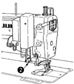JUKI DLM5200N - Positioning the wiper - 2